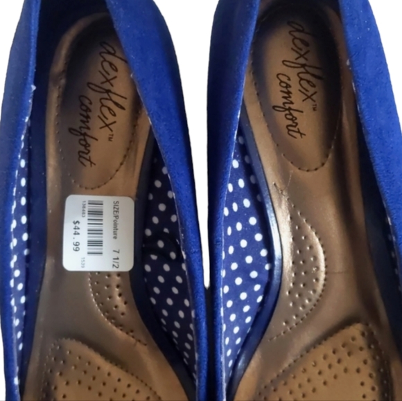 Dexter, Dexflex Comfort, Royal Blue ,Size 7 1/2 - Picture 5 of 9